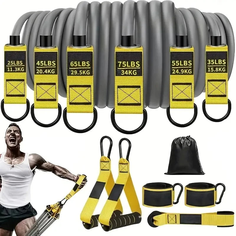 Resistance Band with Ergonomic Handle – Home Fitness & Strength Training
