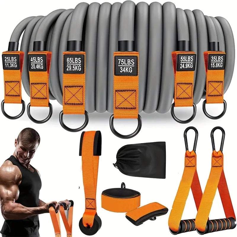 Resistance Band with Ergonomic Handle – Home Fitness & Strength Training