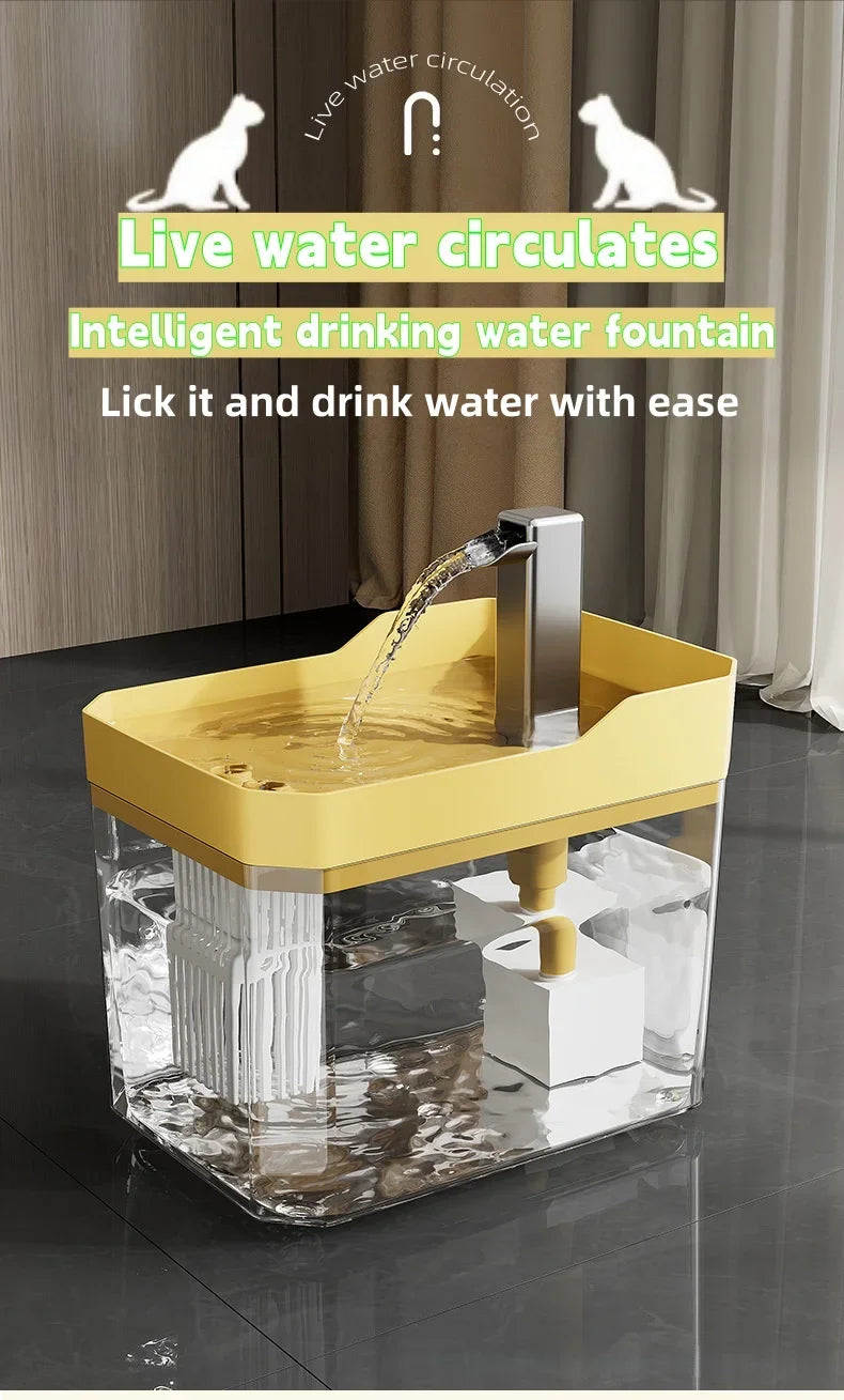 Automatic Pet Water Fountain – 1.5L Filter Dispenser