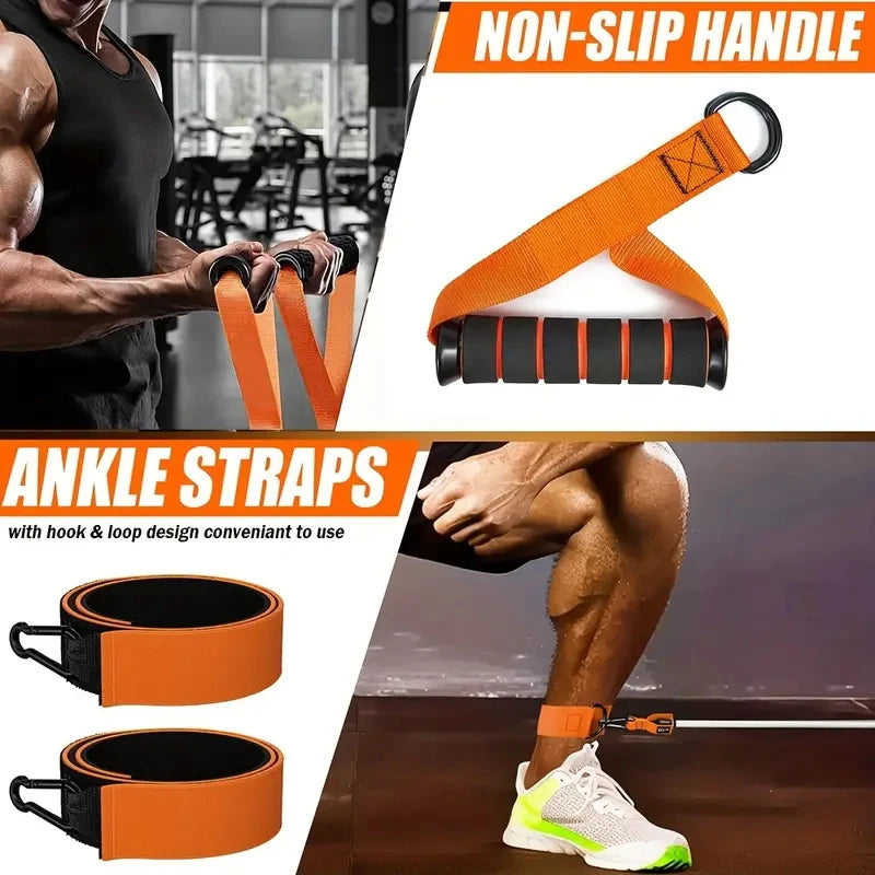 Resistance Band with Ergonomic Handle – Home Fitness & Strength Training