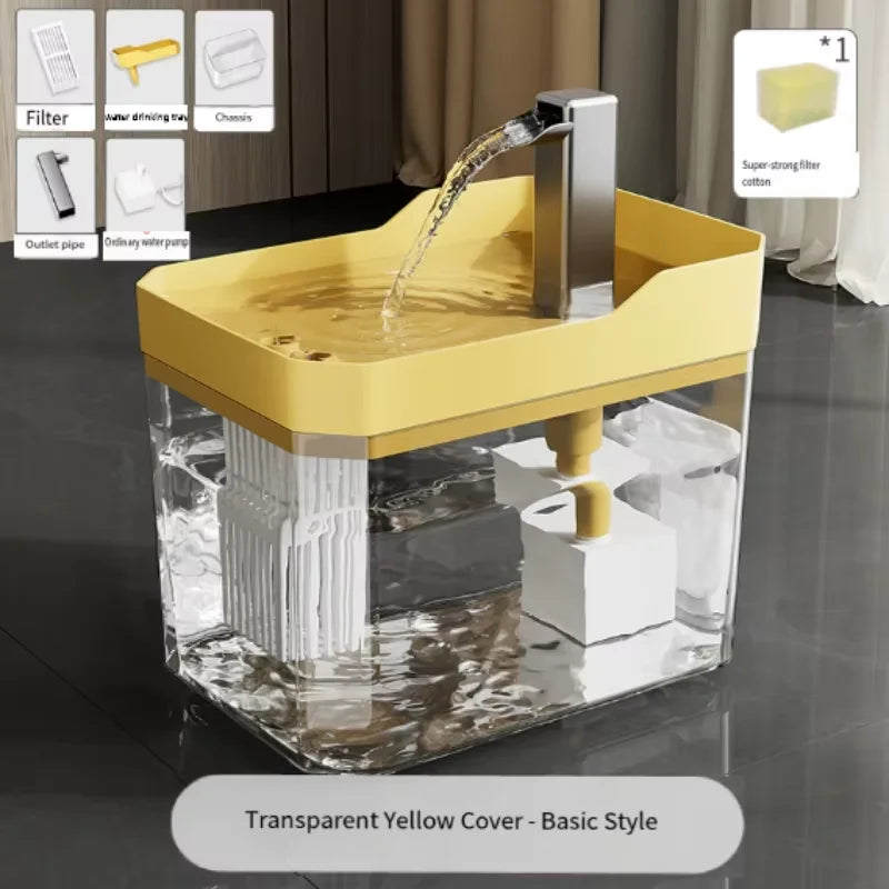 Automatic Pet Water Fountain – 1.5L Filter Dispenser