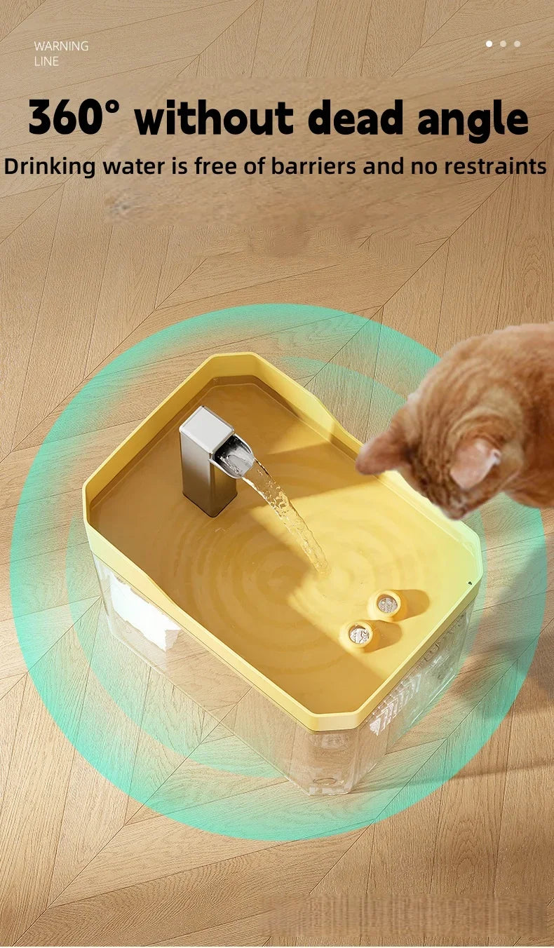 Automatic Pet Water Fountain – 1.5L Filter Dispenser