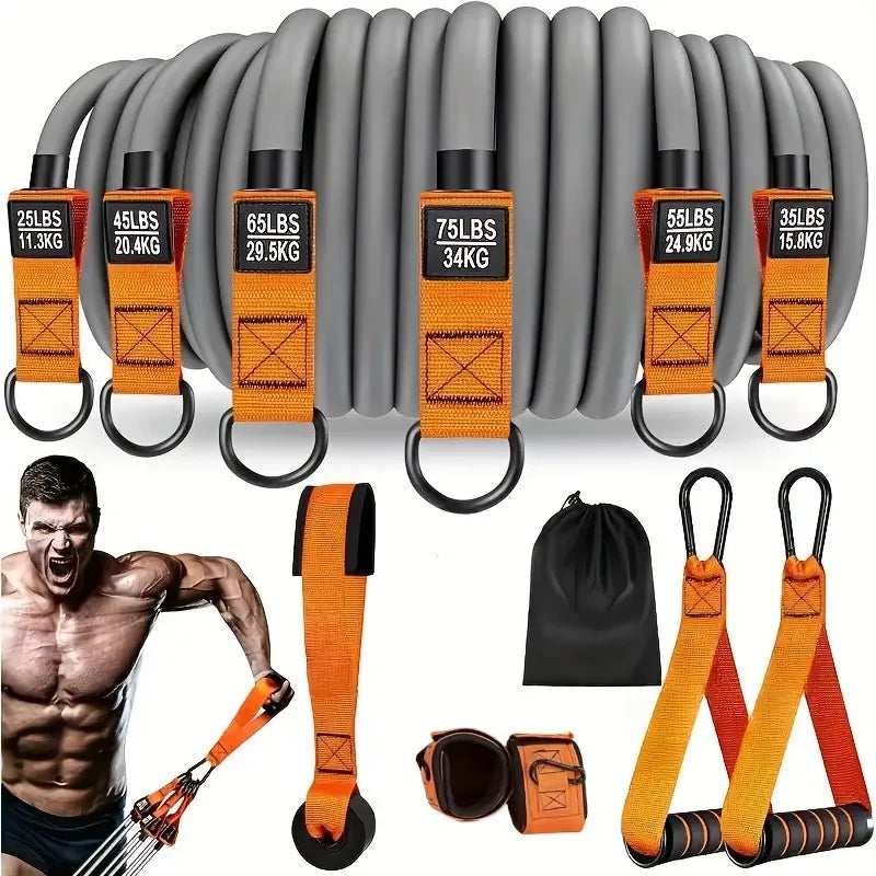 Resistance Band with Ergonomic Handle – Home Fitness & Strength Training